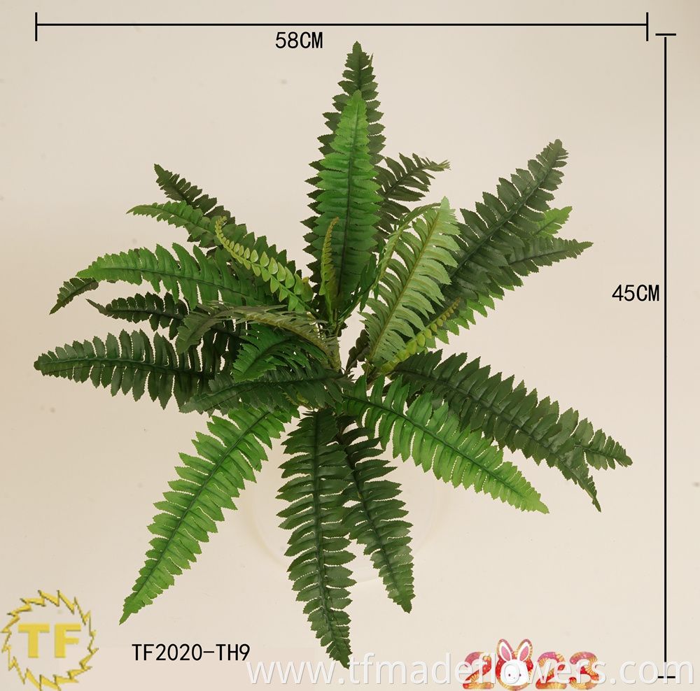 Artificial Boston Fern Plant